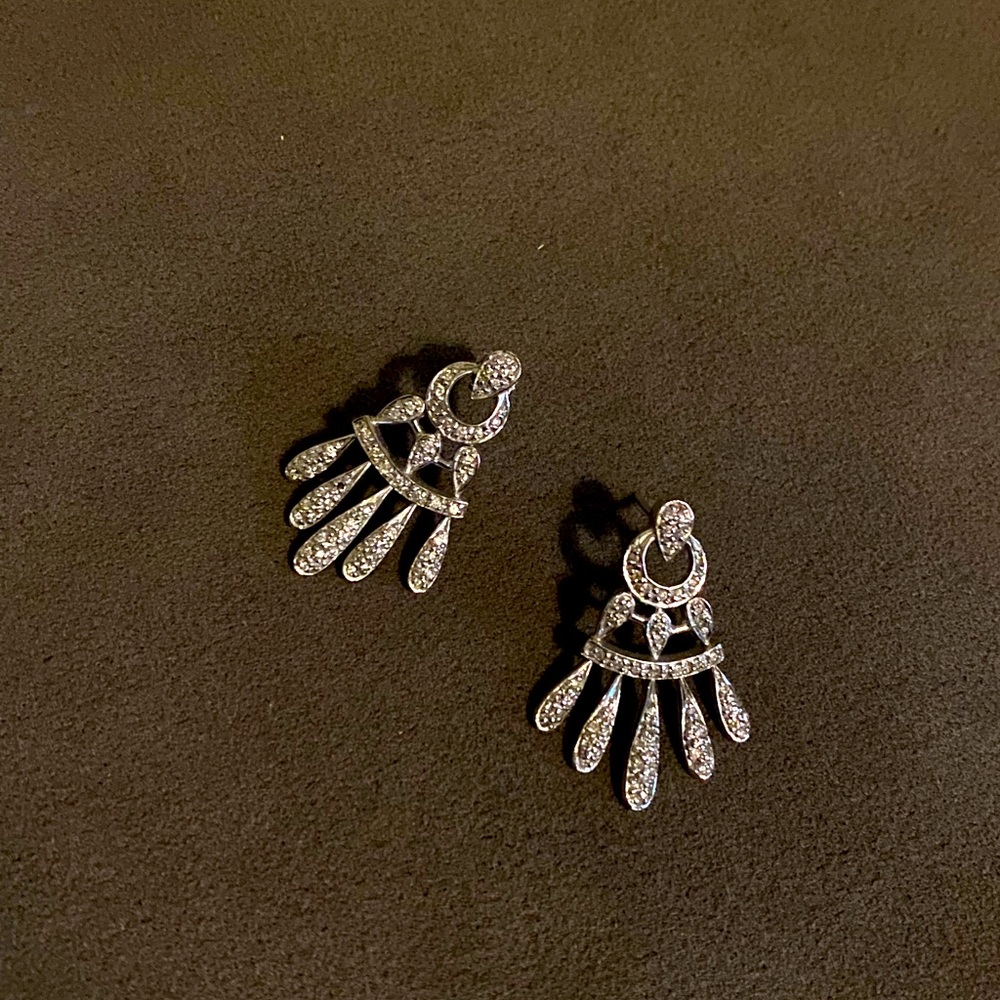 Authentic 14K gold & diamond earrings